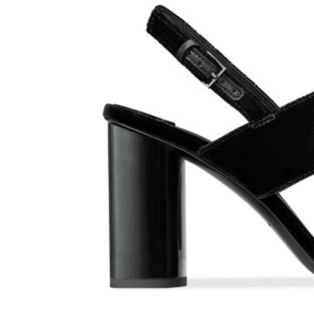 NIB TORY BURCH ELEANOR PAVE HEEL SANDALS - Picture 4 of 5